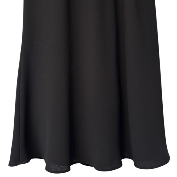 Vintage 90s Y2K Black Dress Jones New York Long Evening Gown Size 16 - Picture 6 of 11